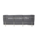 Le Corbusier LC2 Fabir 3 Seater Sofa Replica